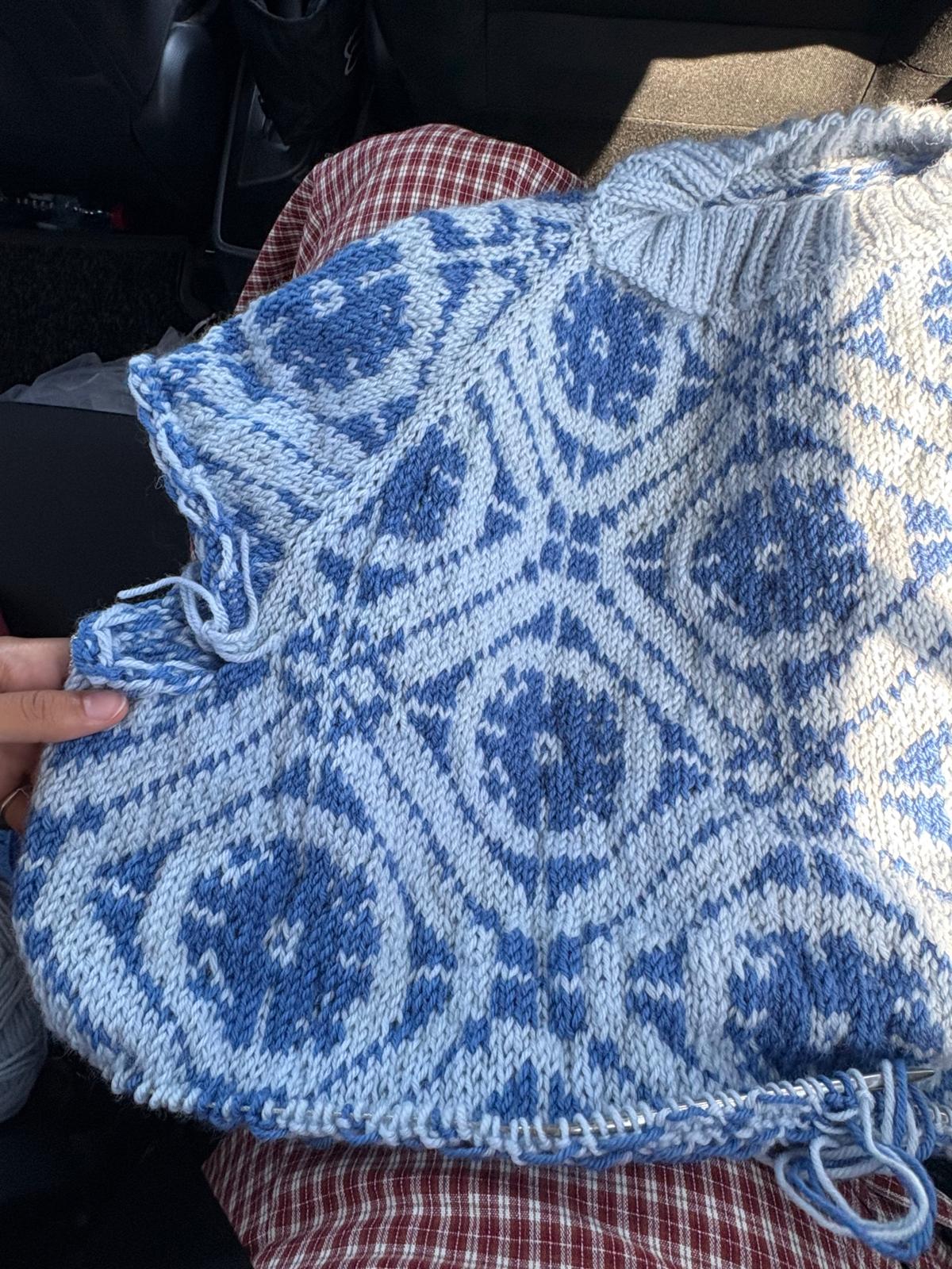 Blue diamond vest — photo 2
